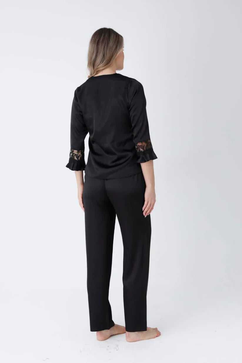 Premium 6-Piece Satin Night Suit