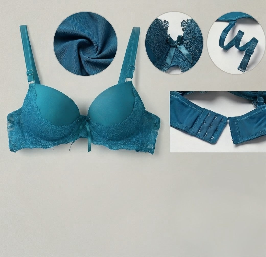 The Midnight Lace Underwire Bra