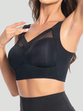 Seamless Mesh Accent Comfort Bra Wireless Lift & Support